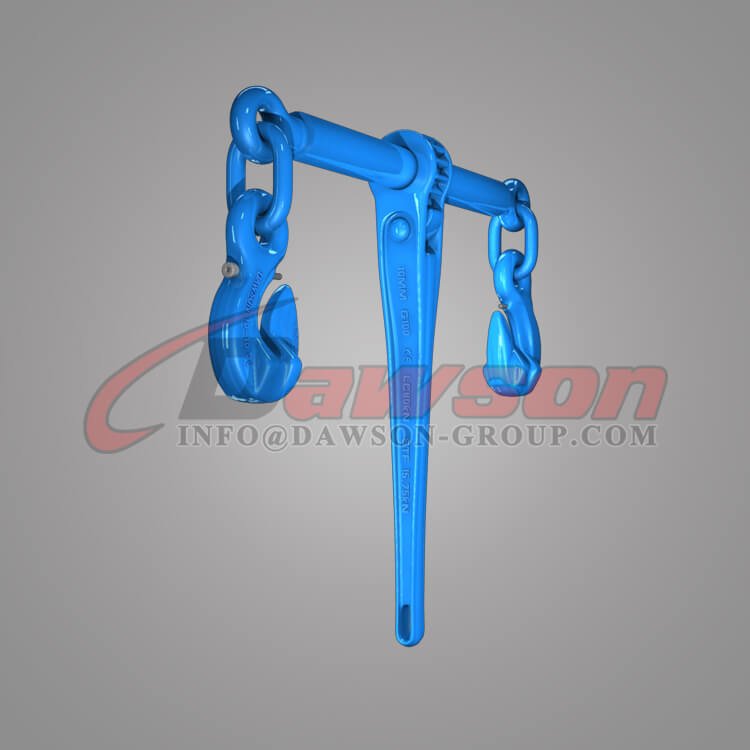 Grade 100 Forged Steel Ratchet Type Load Binder with Safety Hooks for Lashing - Dawson Group Ltd. - China Manufacturer