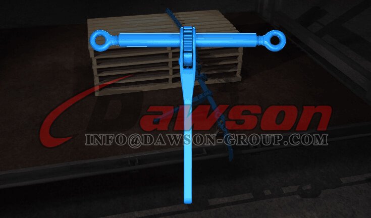 Application of Grade 100 Forged Ratchet Load Binder without Hooks for Lashing - Dawson Group Ltd. - China Manufacturer