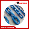 G100 / Grade 100 10-48MM High Quality Welded Painted Steel Mining Chain / Grade C Alloy Steel Mining Chain for Conveyor