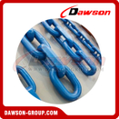 G100 / Grade 100 10-48MM High Quality Welded Painted Steel Mining Chain / Grade C Alloy Steel Mining Chain for Conveyor