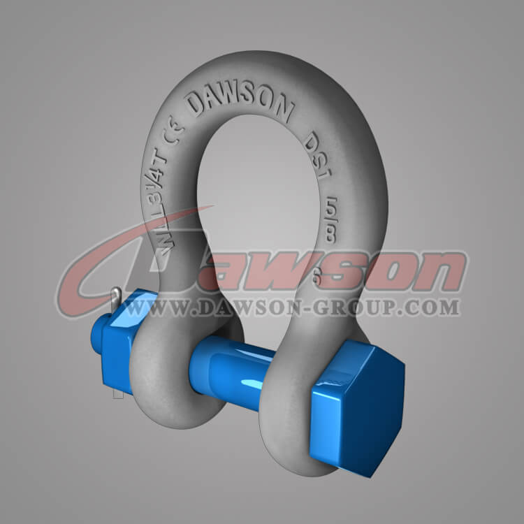 Dawson Brand Hot Dip Galvanized US Type Bow Shackle with Safety Pin - Dawson Group Ltd. - China Manufacturer, Supplier, Factory