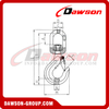  DS788 G80 6-22MM Swivel Hook with Latch with Bearing for Crane Lifting Chain Slings