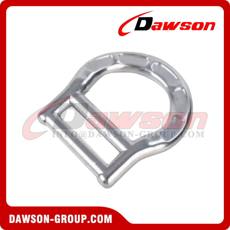 DSJ-A3002 Aluminum Bent D-Ring, 45mm Aluminium Safety Harnesses D-Ring