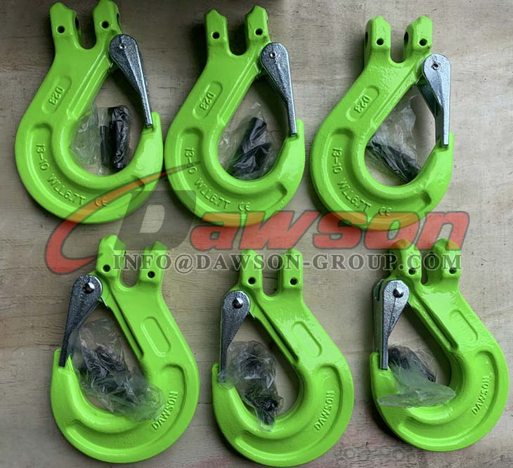 Hook 1/2 GR100 W/Latch Clevis - Greenshields Industrial Supply