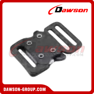 DSJ-4053 Quick Release Buckle For Fall Protection, Black Metal Belt Harness Buckle