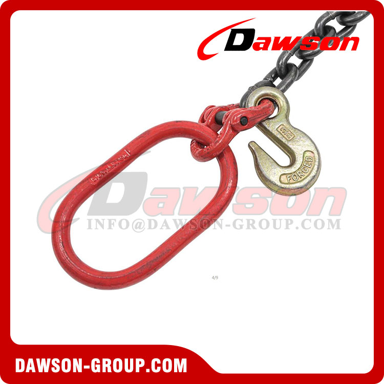3/8'' x6' G80 15'' Long Shank J Hook Tow Chain Recovery with Eye