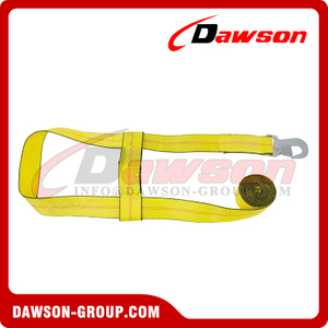 2'' Basket Strap with Flat Snap Hook, Working Load Limit 2000 lbs