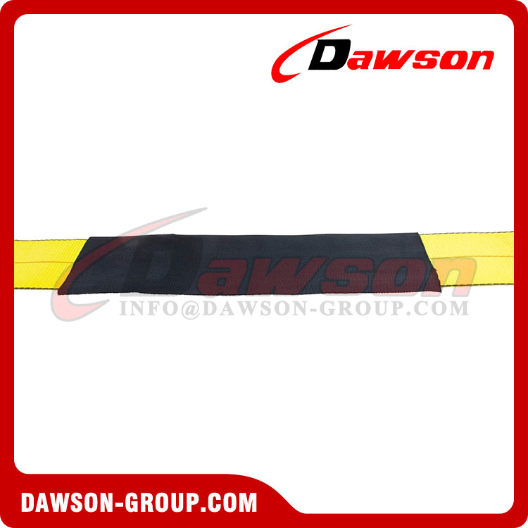 Underlift Tie Down 4'' Heavy Duty Strap with Ratchet for Towing, Under Reach Tie-Down Straps, Used to Wrap The Underlift Bar and Vehicle Axle to Tow