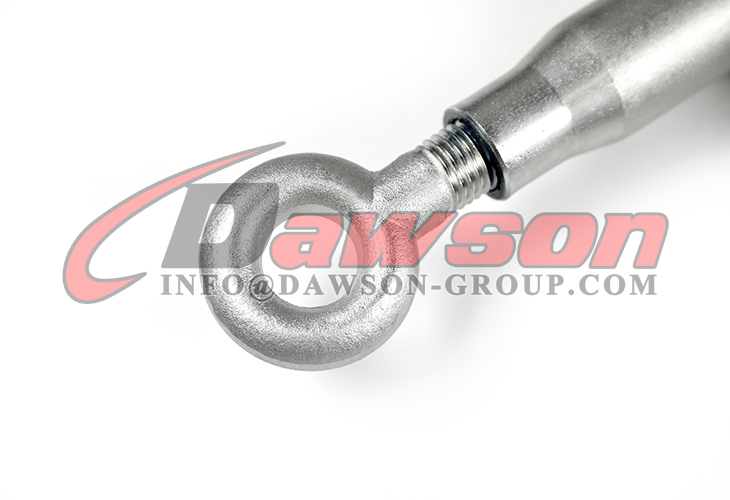 DSRTEEL L Ratchet Turnbuckle Compactor Eye & Eye, Ratchet Handle