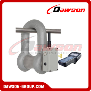 DS-LC-7506W 1-500T Wireless Shackle Load Cell, Load Cell Shackle for Rigging And Winching, Cable Tension Force Monitoring