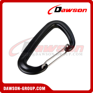 DSJ-A15011 Camping Aluminum Carabiner for Fishing, Hiking, Traveling 6061 7KN Aluminum Can Be Customized Carabiner