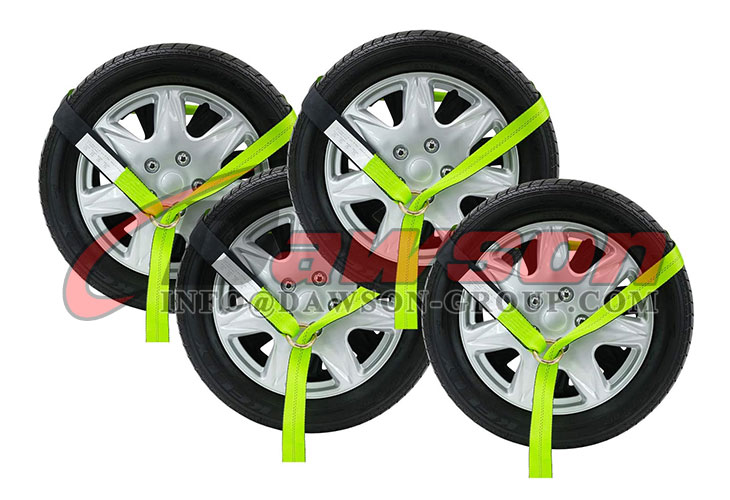 Vehiclex 2" X 10' O-Ring Tie Down Straps - 4 Lasso Straps - Foto 4