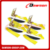 Underlift Tie Down 4'' Heavy Duty Strap with Ratchet for Towing, Under Reach Tie-Down Straps, Used to Wrap The Underlift Bar and Vehicle Axle to Tow