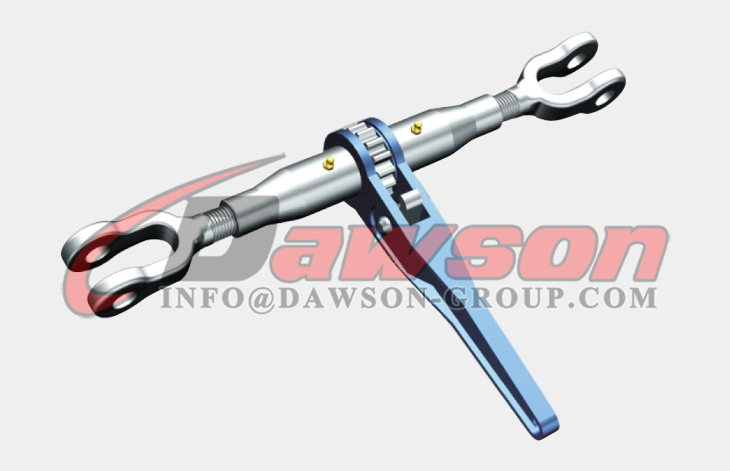 DS-RT-JJ-S S Heavy Duty Ratchet Turnbuckle Jaw & Jaw, Ratchet Handle ...