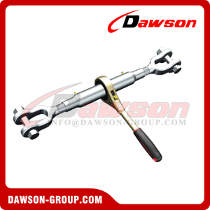 DS-RT-JJ-LL LL Ratchet Turnbuckle Jaw & Jaw, Ratchet Handle with Rubber