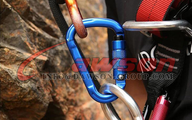 DSJ-A7107N Aluminum Material For Custom Round Shape Carabiner, D