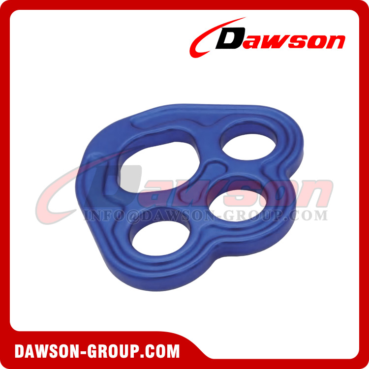 DSJ-A4054 Rigging Plate, Aluminum70754 Hole Forcing Plate, Climbing Rigging Plate,3 Holes for Climbing High Altitude Operations Equipment Downhill