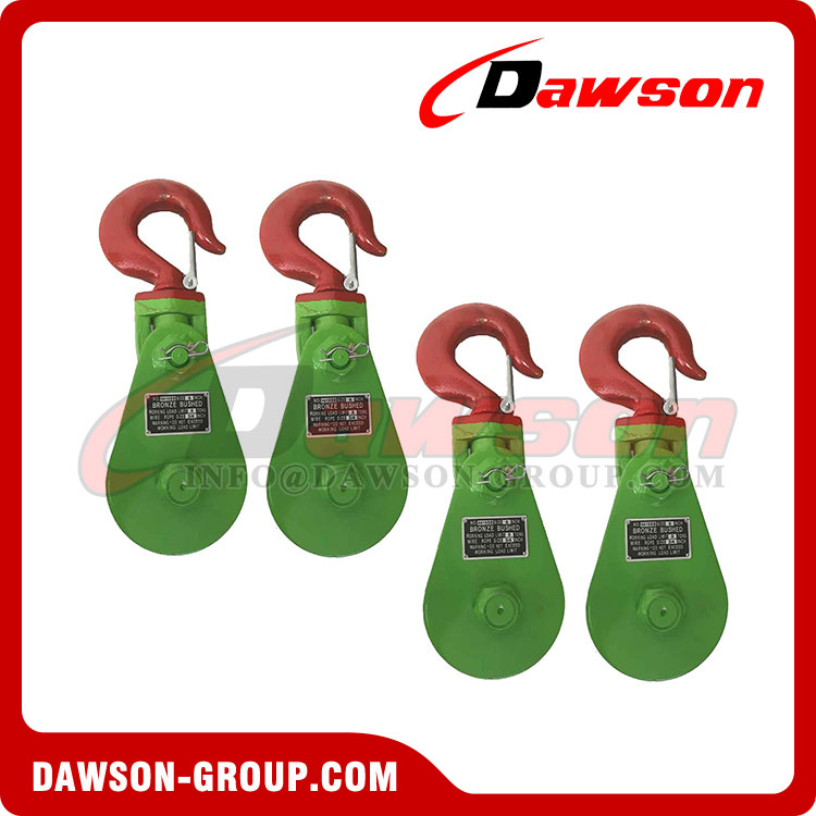 Snatch Block with Hook WLL 4 Ton 4 1/2'' Sheave 1/2 Inch Wire Rope Wrecker  Roll Back Recovery - Dawson Group Ltd. - China Manufacturer, Supplier,  Factory