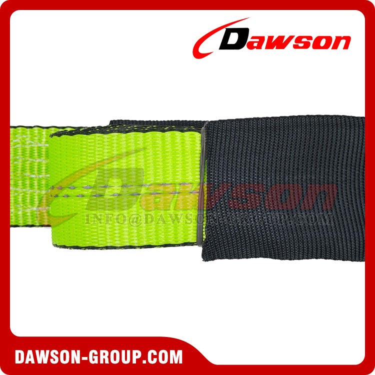 12-Foot Wheel Tie-Down Strap – Lasso Style With D-Ring, 2" Wide, 3,000 Lb Capacity (Silver)