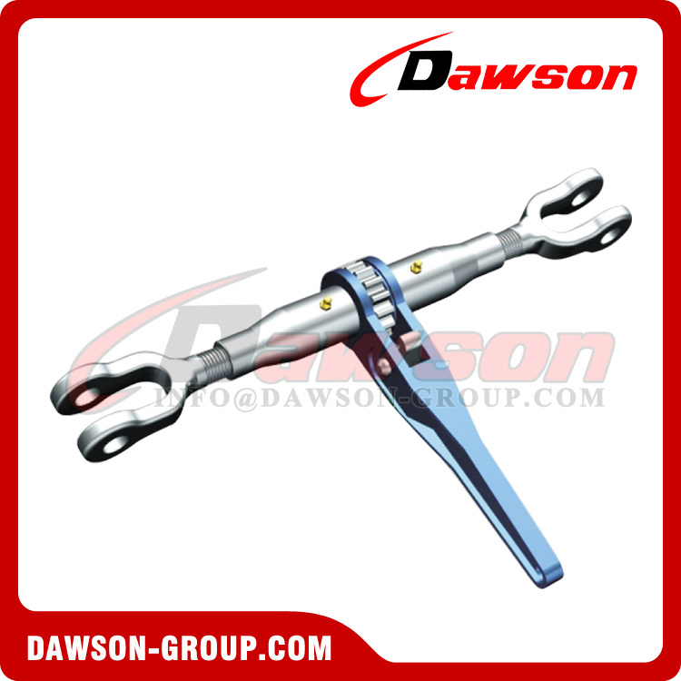 DS-RT-JJ-S S Heavy Duty Ratchet Turnbuckle Jaw & Jaw, Ratchet Handle Standard