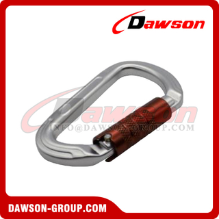 DSJ-A7104TN3 Aluminum Material For Custom D Shape Carabiner, Custom D Shaped Aluminum Carabiner