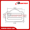 DSJ-4055 Quick Release Buckle For Fall Protection and Bags and Luggages, Sheet Steel Release Buckle, Heat treated Buckle 