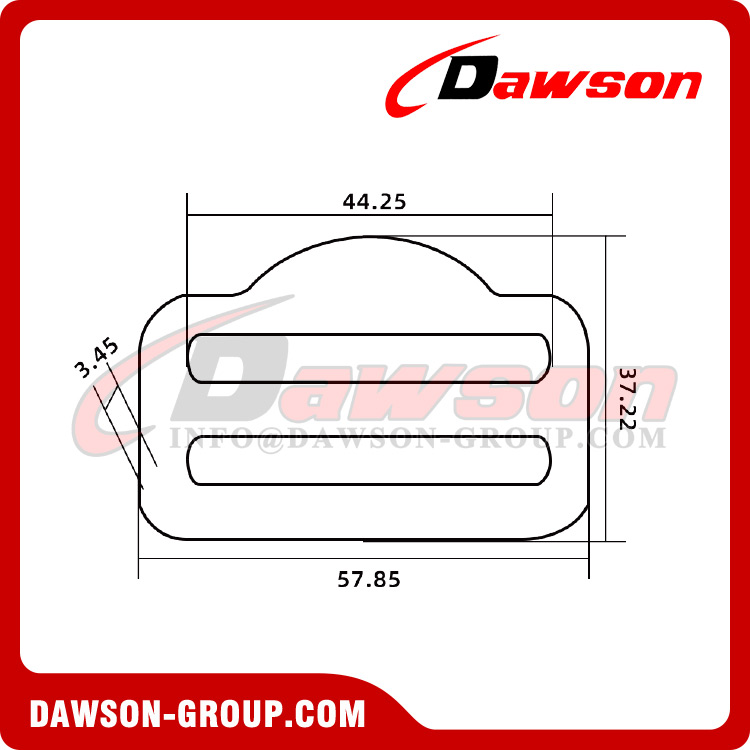DSJ-4055 Quick Release Buckle For Fall Protection and Bags and Luggages, Sheet Steel Release Buckle, Heat treated Buckle 