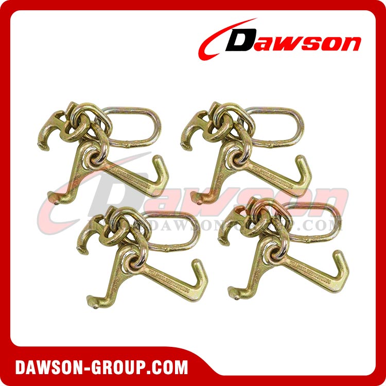 2 Pack Heavy Duty RTJ Cluster Hook for Car Hauler Wrecker Towing Truck  Chain