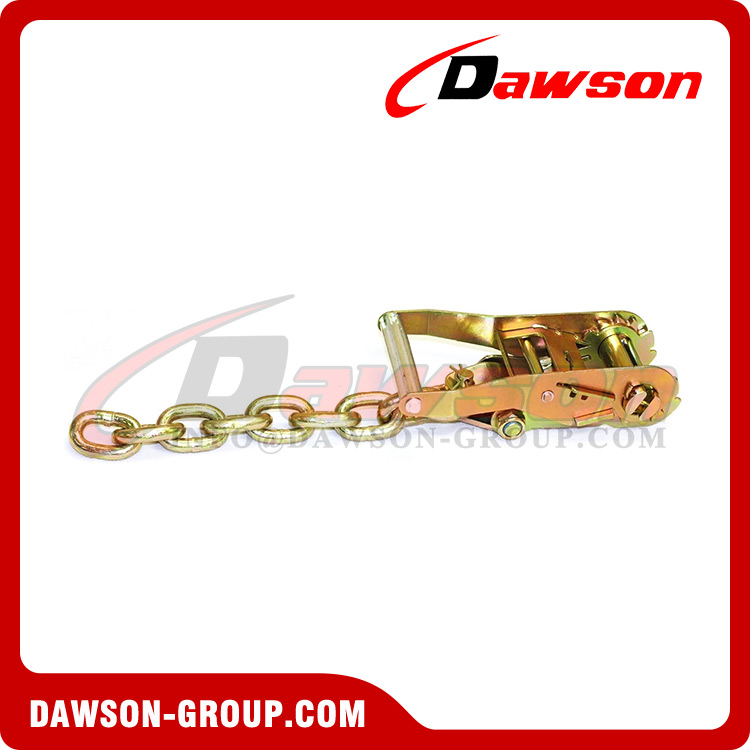 8 Point Roll Back Vehicle Tie Down Kit with Chain Extension on Both