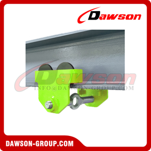 DS-ATP 0.5T - 5T Plain Trolley Clamp, Push Travel Clamp