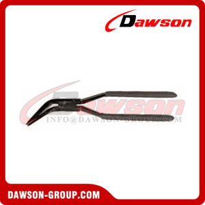 DSTD111-60 45 Degree Bent Seaming and Clinching Pliers, Forged steel PVC Coated Handle