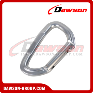 DSJ-A7106 Aluminum Material For Custom Round Shape Carabiner, Aluminum Climbing Carabiner Locking Hook