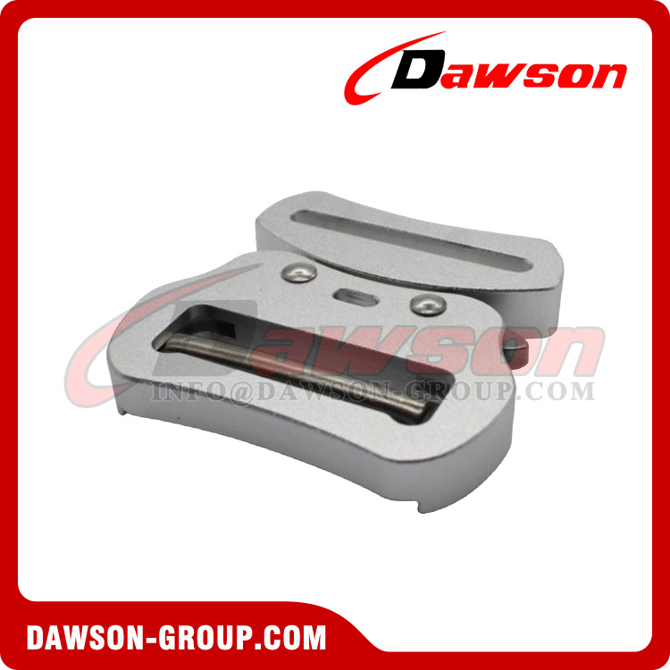 DSJ-A4035-1 Aluminum Buckle For Fall Protection Bags Luggages, 80.4g Aluminum Safety Custom Buckle