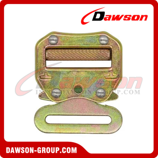 DSJ-4026-1 Buckle Quick Release Metal Steel Buckle, Black Color Quick Release Buckle For Fall Protection, Bags, Luggages
