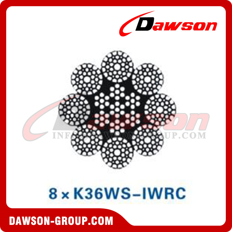 Steel Wire Rope(6×K31WS-IWRC)(6×K36WS-IWRC)(8×K36WS-IWRC), Wire Rope for Coal and Mining