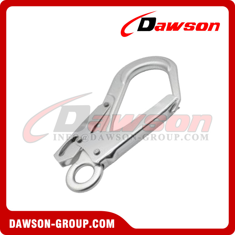 DSJ-A2012 High Quality Aluminum Steel Snap Hook, Double Lock Snap Scaffolding Hook 