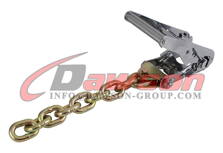 8 Point Roll Back Vehicle Tie Down Kit with Chain Extension on Both