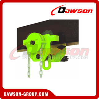 DS-GCL-DK Type Geared Trolley, Trolley Clamp