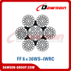 Steel Wire Rope Construction(FF6×29Fi-IWRC)(FF6×36WS-IWRC), Wire Rope for Port Machinery 