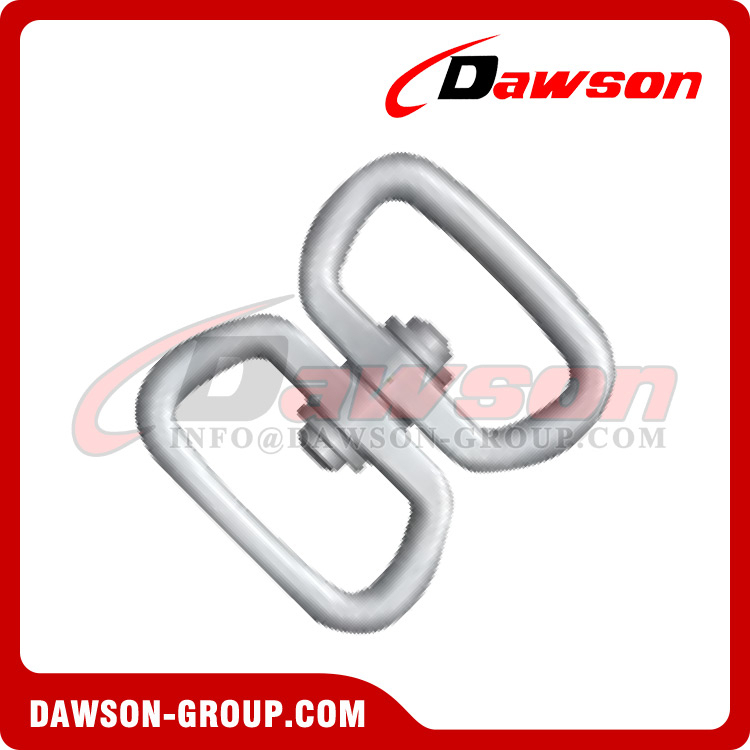 DSJ-D+D Aluminum Lifting Eye Swivel Ring, 4Kn 13.2g Custom Aluminum Swivel Ring