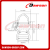 DSJ-4060 Quick Release Buckle For Fall Protection, Tactical Quick Release Metal Harness Buckle