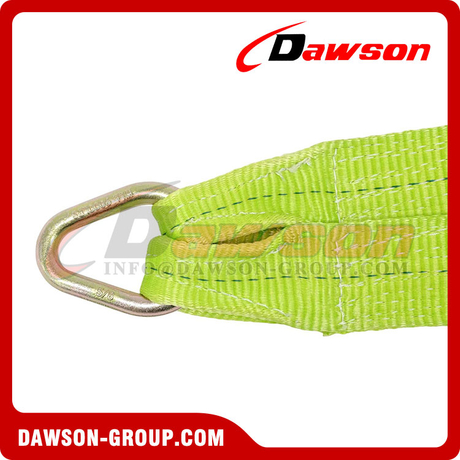 2 Pack Tow Straps V Bridle 3''x 24'' with 15'' Pack Long Shank J Hooks 5400  lbs Working Load, Recovery V Strap for Car Wrecker Rollback, Car Hauler  Carrier - Dawson Group