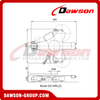 DS-WRLZ2 DS-WRLZ4 Series Rotating Trolleys, Rotating Transport Trolleys, Rotating Skates, Transport Skates