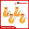 1/2'' Grade 80 Clevis Cradle Grab Hooks with Pins, Tow Hooks with Clevis Pin for Trucks 12000 lbs WLL