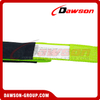  2'' x 8' Car Tie Down Lasso Ratchet Strap with Flat Hook, High Viz Green Tire Straps for Car Trailer, Wheel Straps for Hauling Cars 