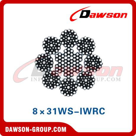 Wire Rope 8x31 Rhol Steel Wire Rope Construction(8×31WS-IWRC)(8×36WS-IWRC), Wire Rope for ...