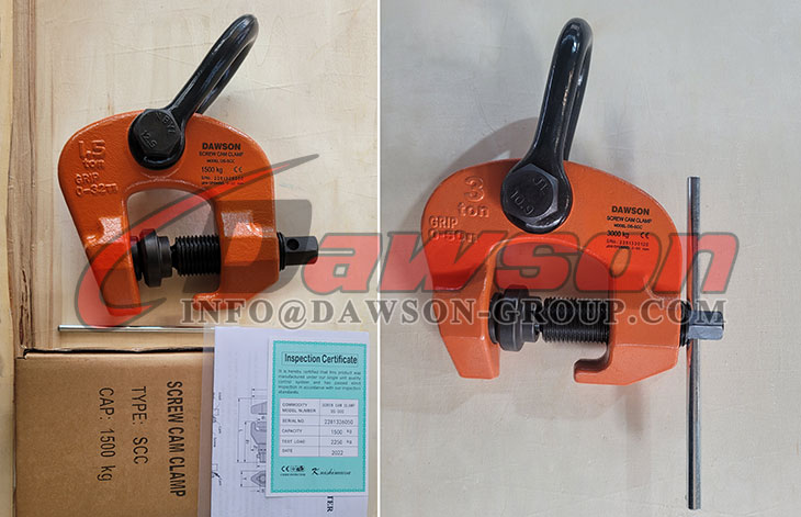 DS-SCC Type Universal Shackle Type Bolt Lifter Screw Cam Lifting Clamp - Dawson Group Ltd. - China Manufacturer
