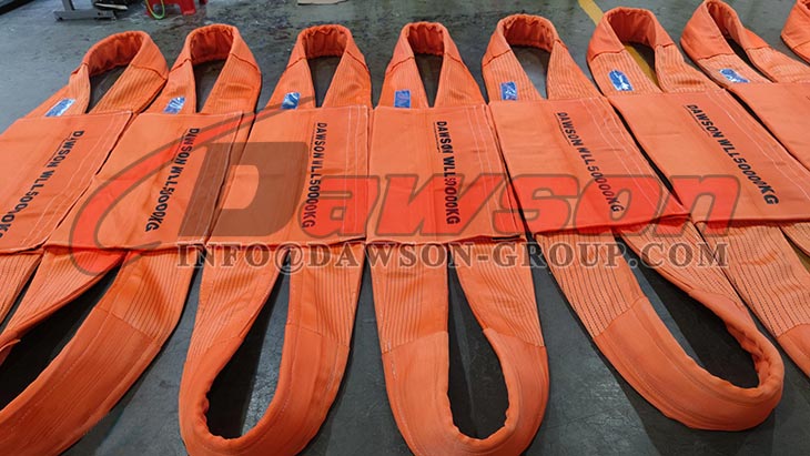 WLL 50 Ton Polyester Heavy Duty Webbing Slings - Lifting Slings - Dawson Group Ltd. - China Supplier, Factory