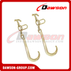 15'' G70 J Hook with T-J Hooks and Enlarged Link, 5400 lbs WLL 