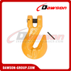 1/2'' Grade 80 Clevis Cradle Grab Hooks with Pins, Tow Hooks with Clevis Pin for Trucks 12000 lbs WLL